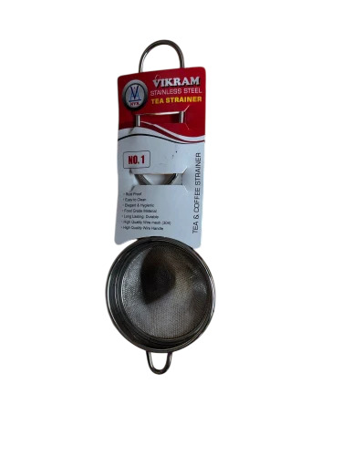 No 1 Conical Double Net Stainless Steel Tea Strainer
