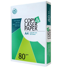 COPY LASER PAPER A4 80GSM - 75GSM -70GSM