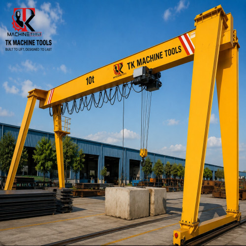 Single Girder Gantry Cranes - Application: Material Handling