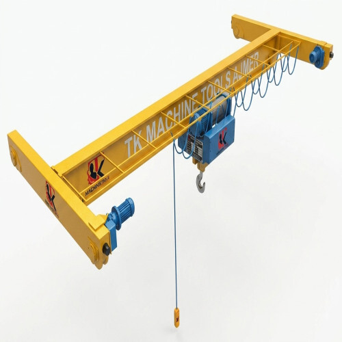 Single Girder Eot Crane - Color: Industrial Yellow (Customizable)
