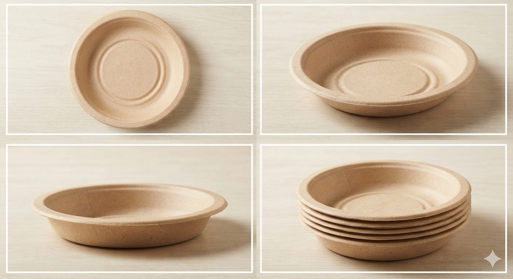 Round Disposable Paper Dona - Application: Serving Snacks