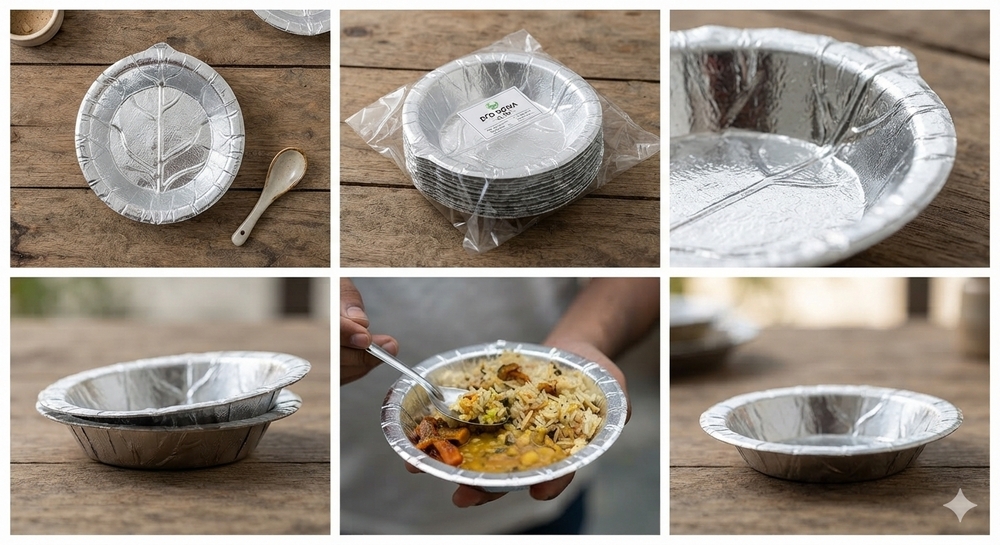 Silver Disposable Paper Dona - Application: Serving Food At Parties