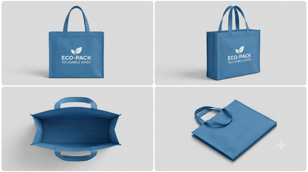 Loop Handle Non Woven Bag - Capacity: 10-15 Kg Approx.
