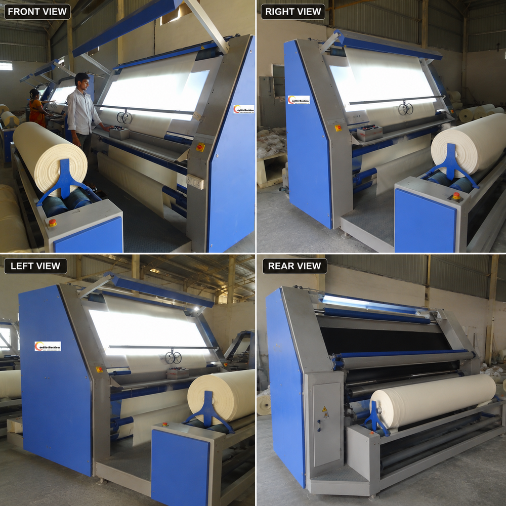 Ordito Fabric Inspection With Rolling Machine (Hp ) - Capacity: 150-200 Pcs/hour