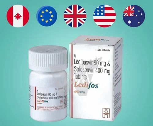 Ledifos Ledipasvir 90mg And Sofosbuvir 400mg Tablets