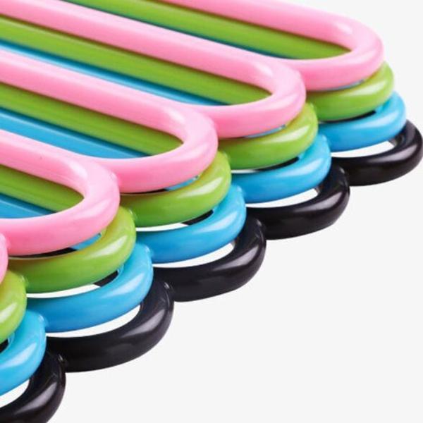 5 In 1 Multipurpose Plastic Hanger, Assorted (5-layer) - Application: As Per Product Requirement