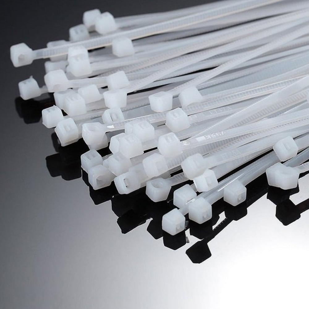 3x100 MM Nylon Self-Locking Cable Ties Heavy Duty Zip Wire Tie (100 Pc)