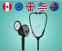 3M Littmann Classic III Monitoring Stethoscope (5803) - Black Edition Chestpiece Black Tube