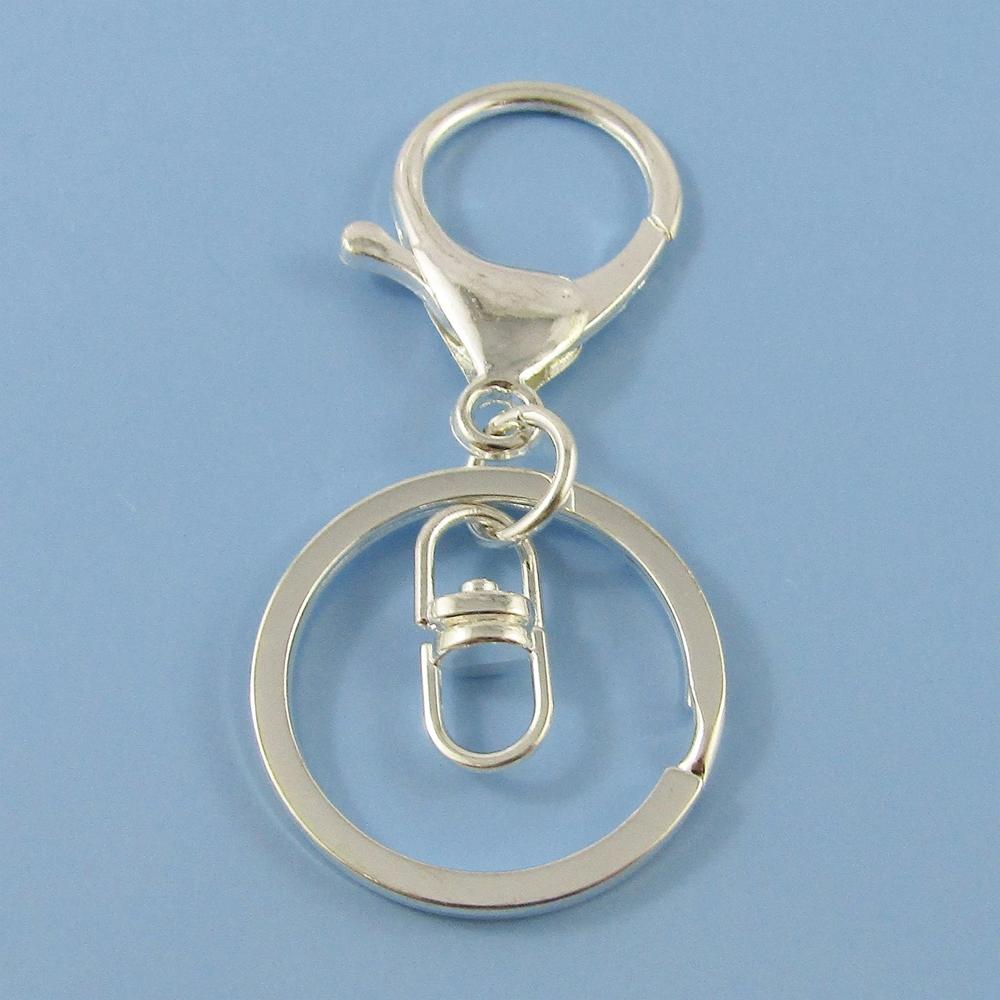 Silicone Wrist Strap Keychain With Metal Key Ring Hook (2 Pc) - Age Group: As Per Product Requirement