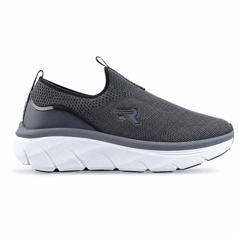 D-Lite Men'S D-Grey Walking Shoes - Color: Dark Grey