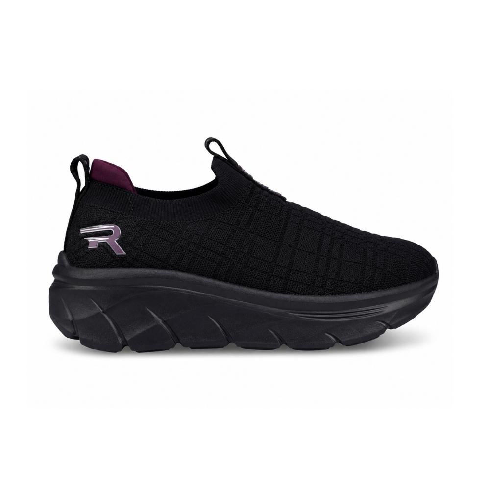 Dyna Women Black Running Shoes - Heel Type: Flat