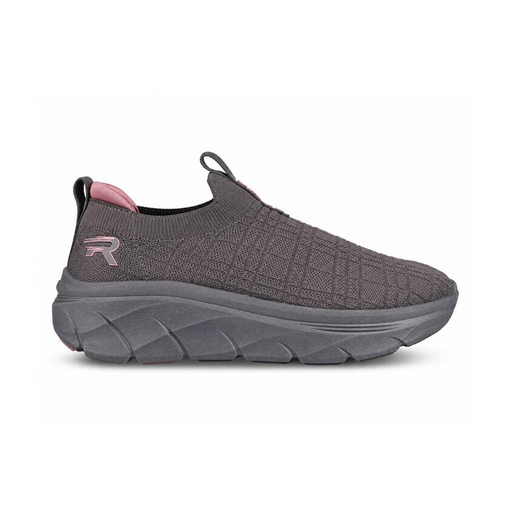 D- Grey Peach Sports Shoes - Feature: Breathable