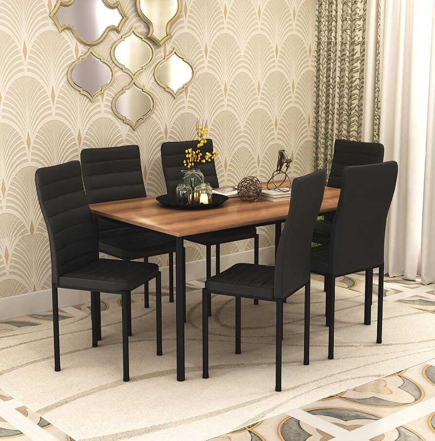 Metal Frame Dining Table