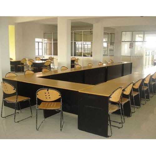 Wooden Brown College Library Table