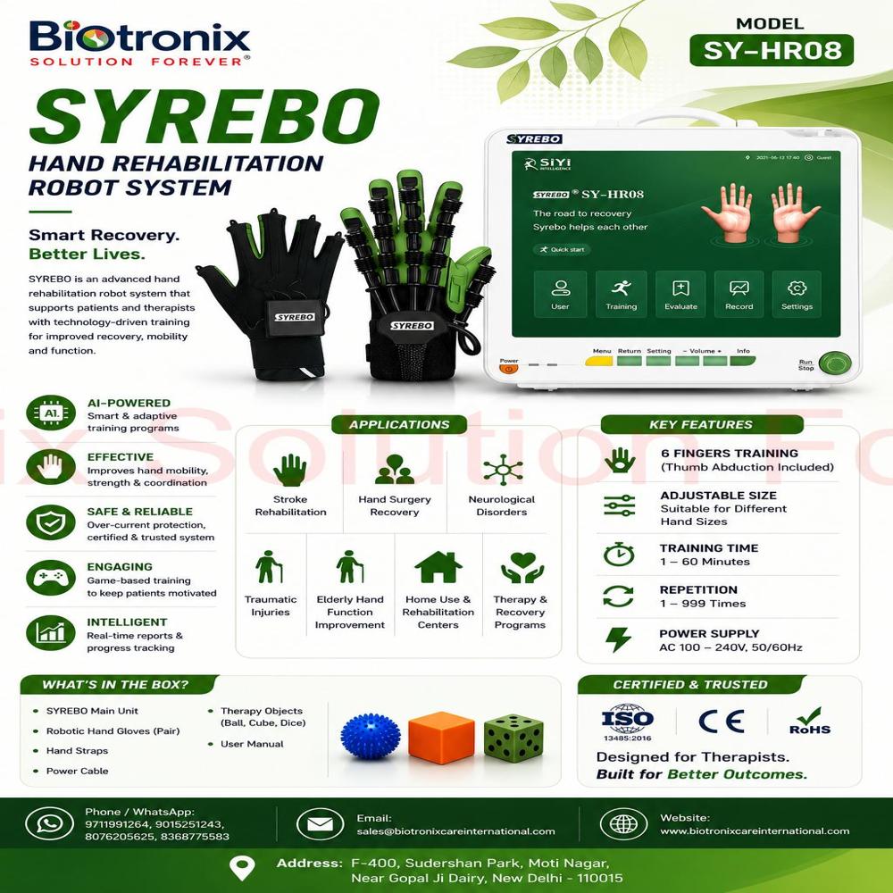 SYREBO C12 Advanced Hand Rehabilitation Robot