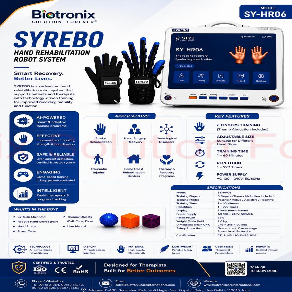 SYREBO C12 Advanced Hand Rehabilitation Robot