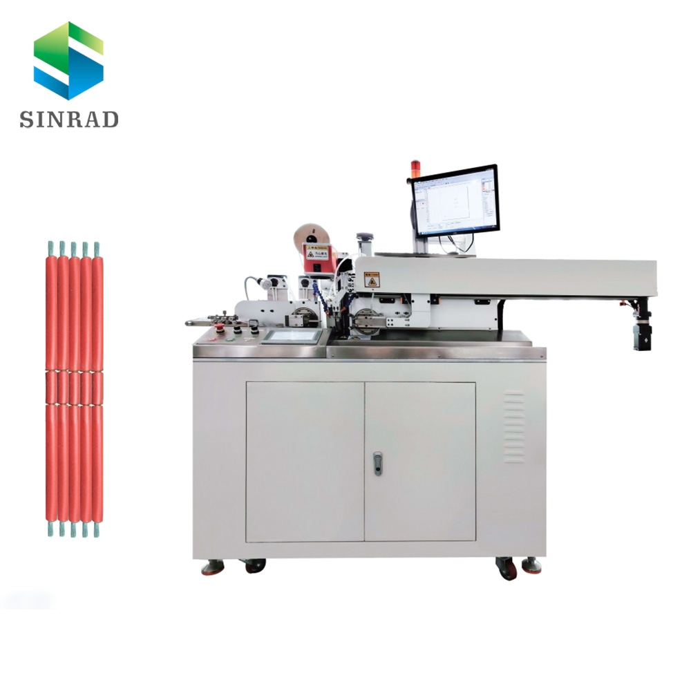 Automatic 5 Wires Laser Stripping And Tinning Machine - Color: White