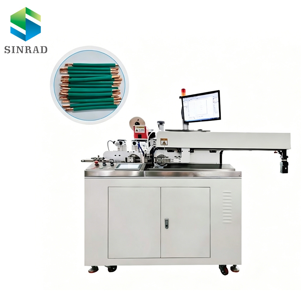 Automatic 5 wires laser stripping and tinning machine