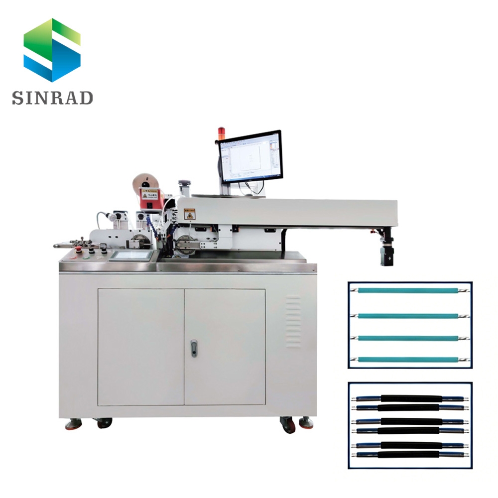 Automatic 5 wires laser stripping and tinning machine