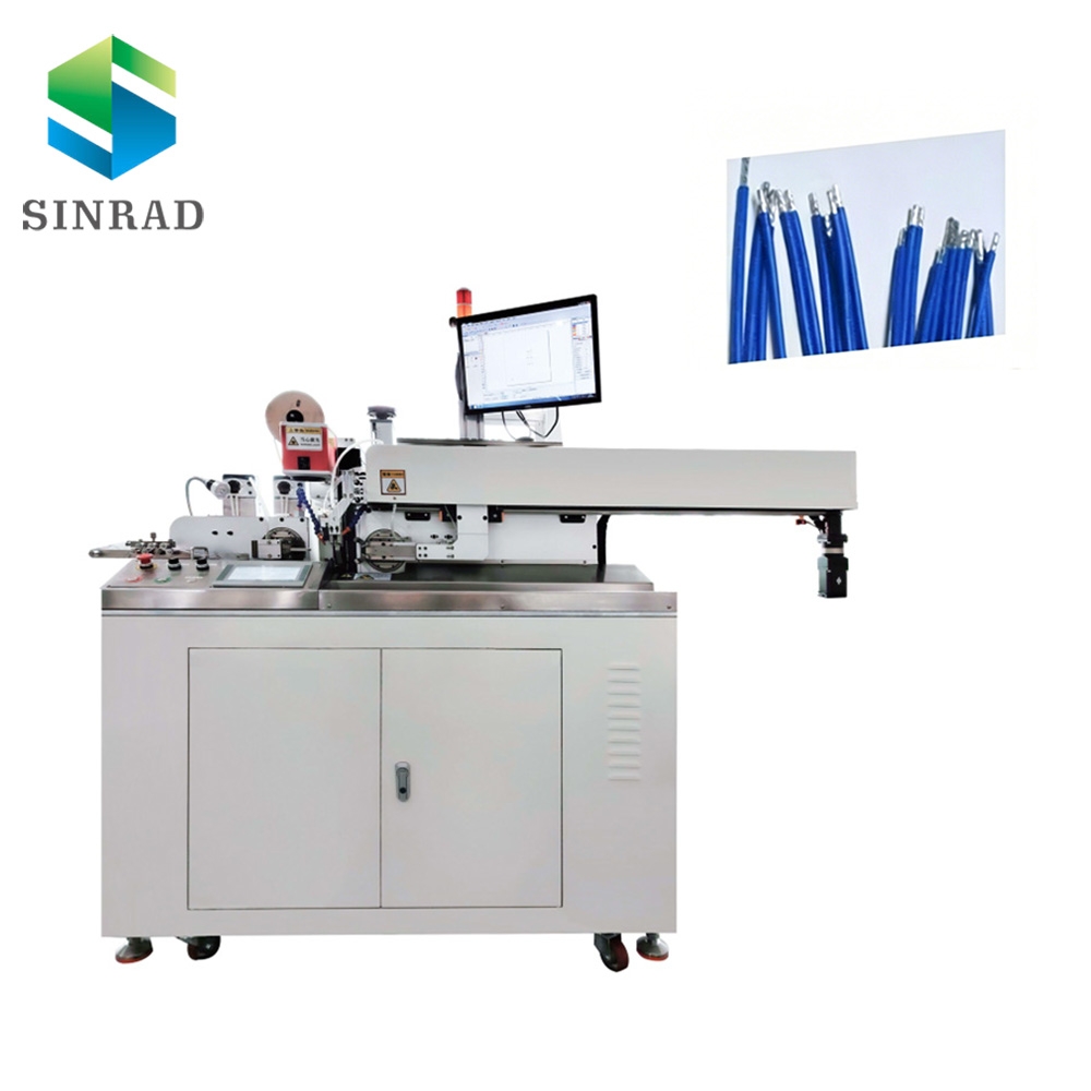 Automatic 5 wires laser stripping and tinning machine