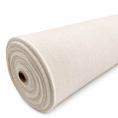 140 GSM 20x20, 60x56, 126 Sheeting Plain Pure Cotton Fabric