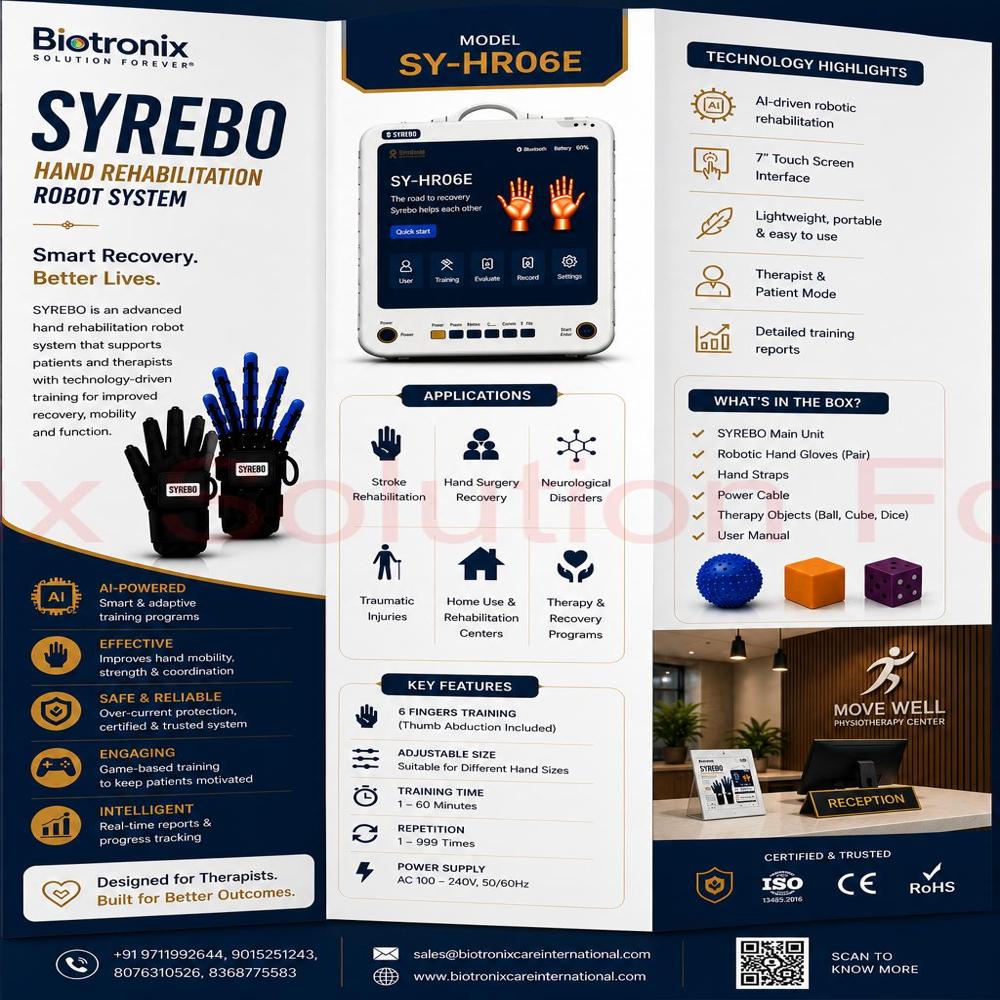 SYREBO C12 Smart Robotic Hand Therapy Gloves