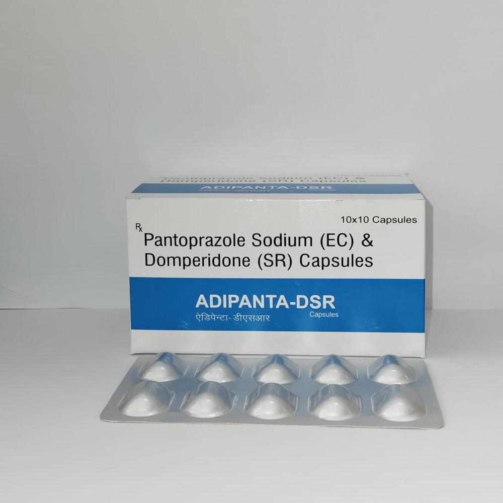 Adipanta-DSR Pantoprazole Sodium EC and Domperidone SR Capsules
