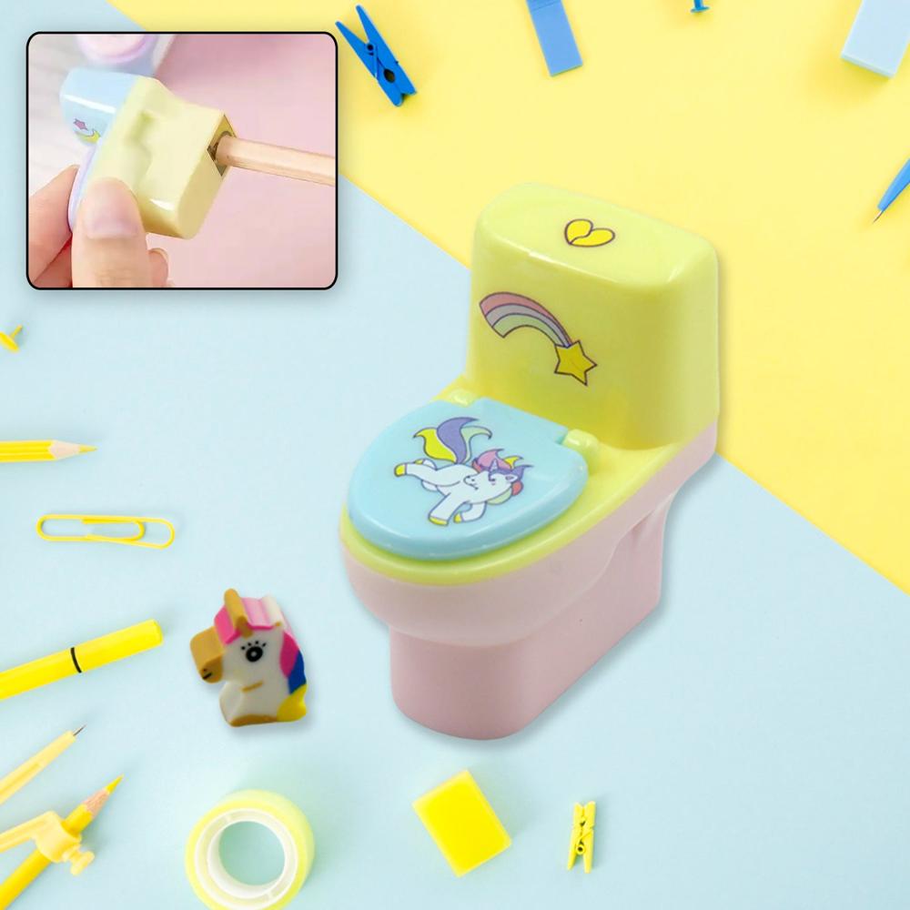 Fun & Functional! Toilet Sharpener With Eraser (2 Pc Set) - Application: As Per Product Requirement