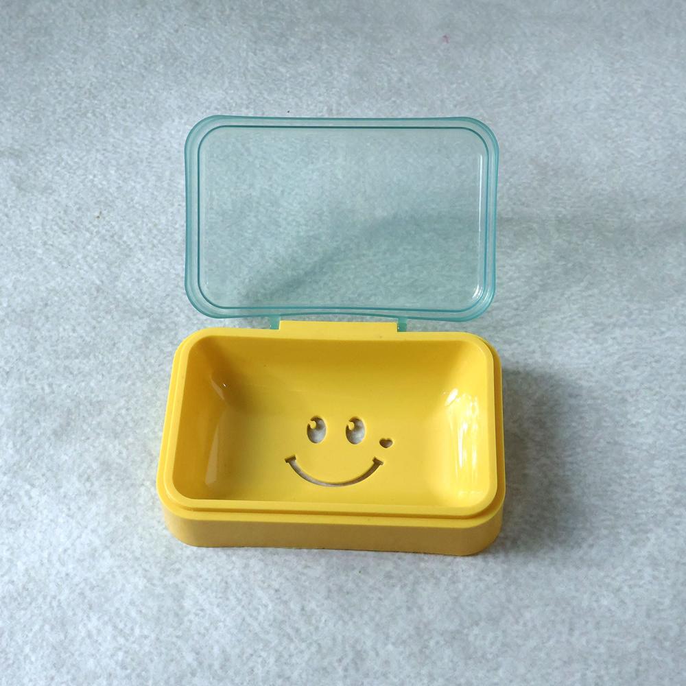 Cute Smiley Design Plastic Soap Case (1 Pc) - Application: As Per Product Requirement