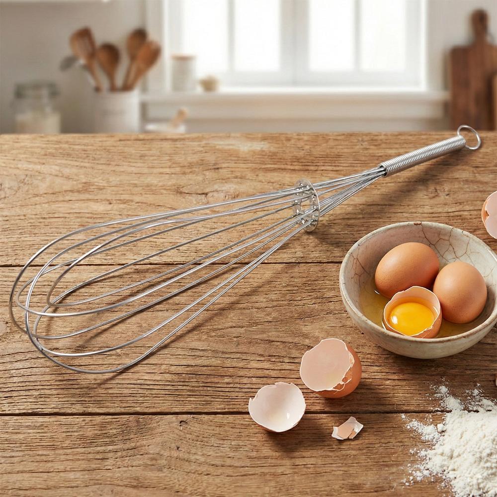 Manual Stainless-steel Egg Beater Whisk (1 Pc) - Application: As Per Product Requirement
