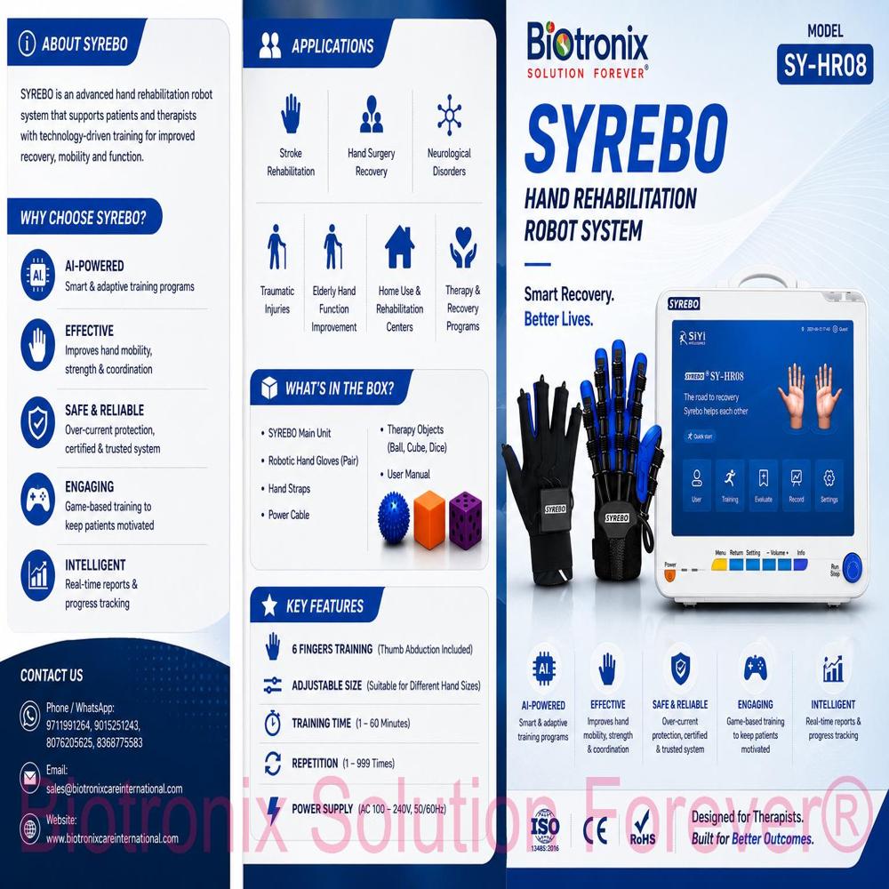 SYREBO C12 Professional Hand Rehabilitation Device