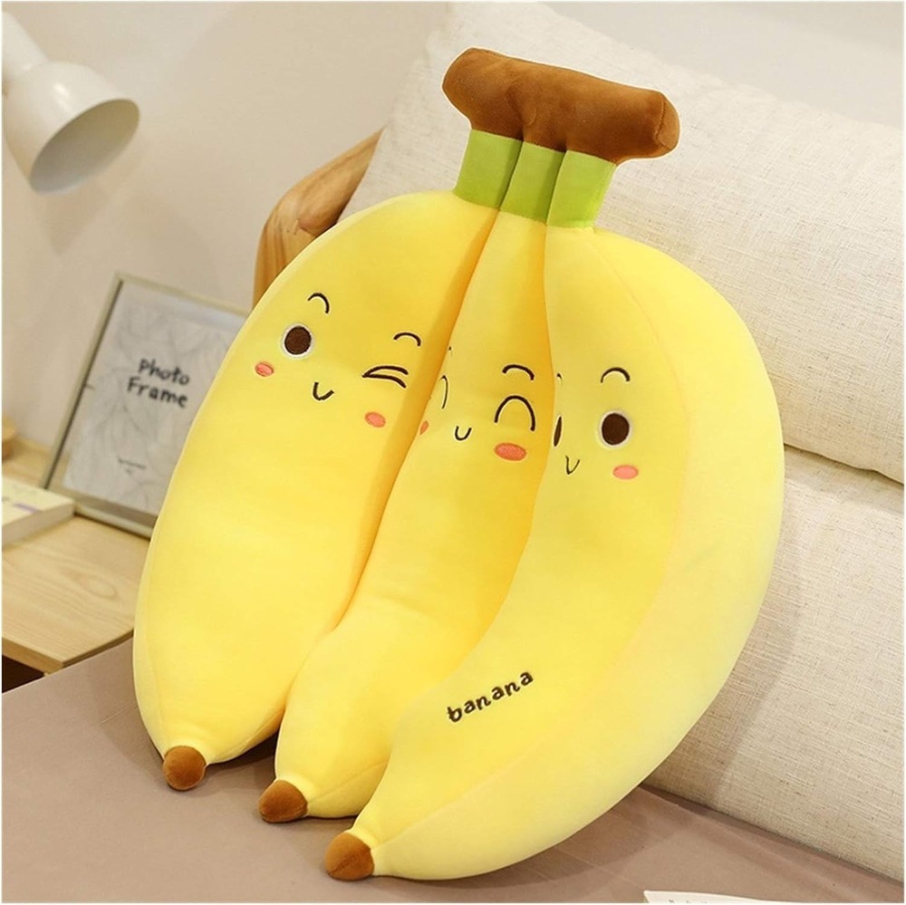 Trio Yellow Banana Plush Soft Toys