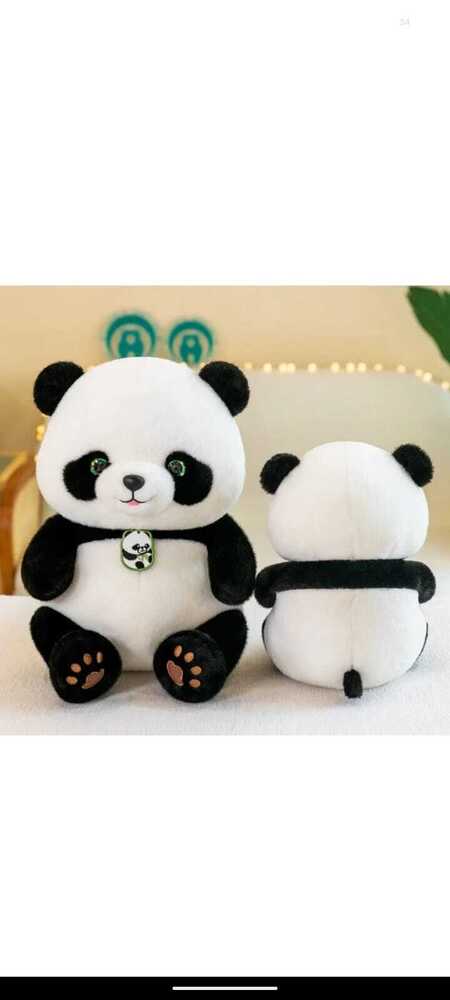 Classic Sitting White Panda Soft Toy