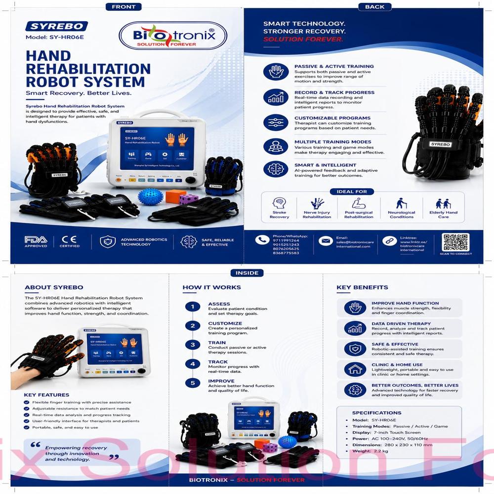 SYREBO C12 Advanced Robotic Hand Therapy System