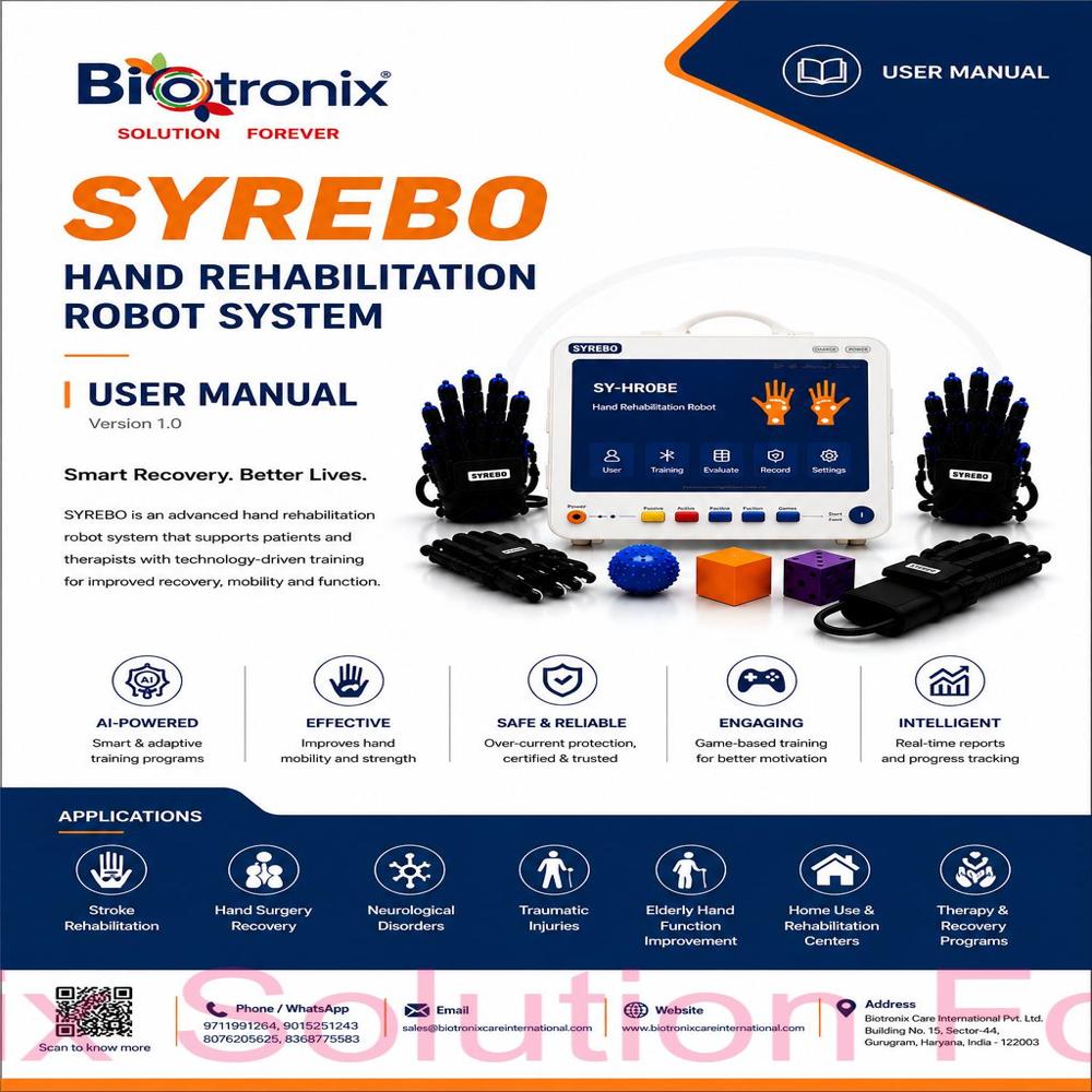 SYREBO C12 Advanced Robotic Hand Therapy System
