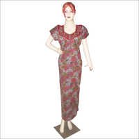 होजरी प्रिंटेड एम्ब्रॉयडरी नाइटीज़