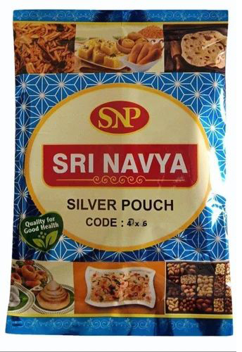 LDPE Printed Silver Pouches