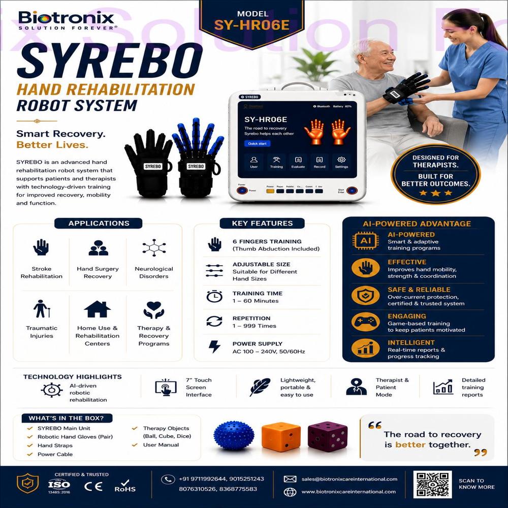SYREBO C12 Smart Hand Rehabilitation Glove