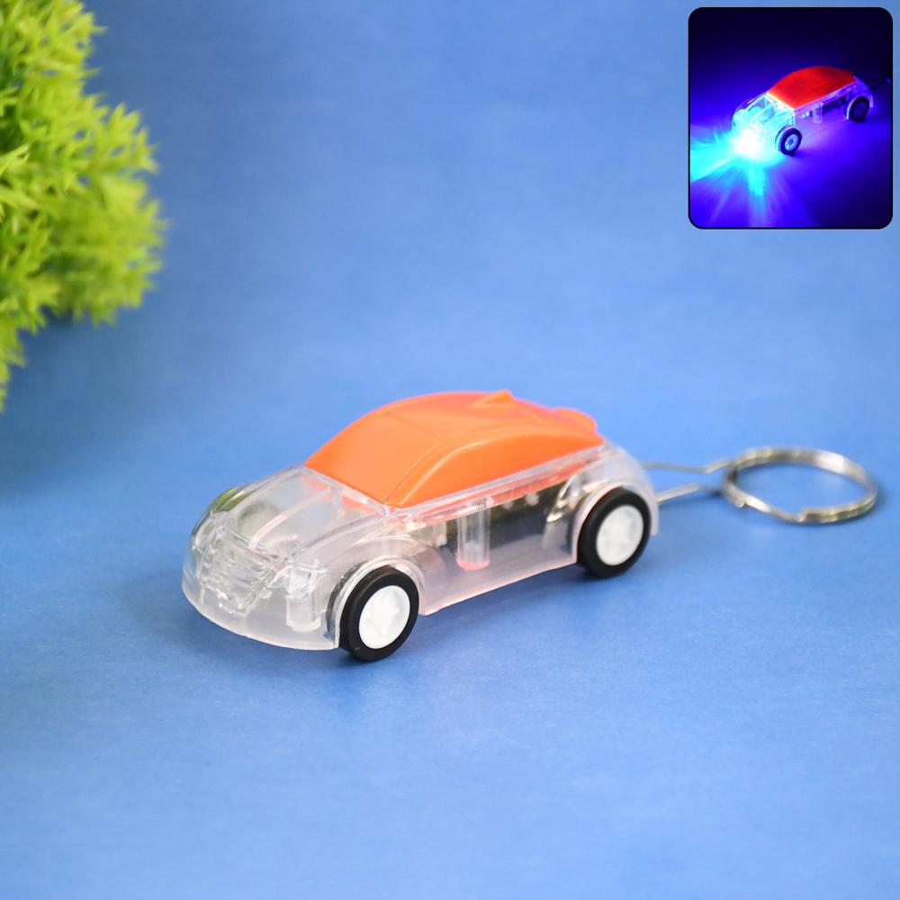 Mini Car Shape Led Keychain Light +(1 Pc Random Color) - Color: Toys & Games