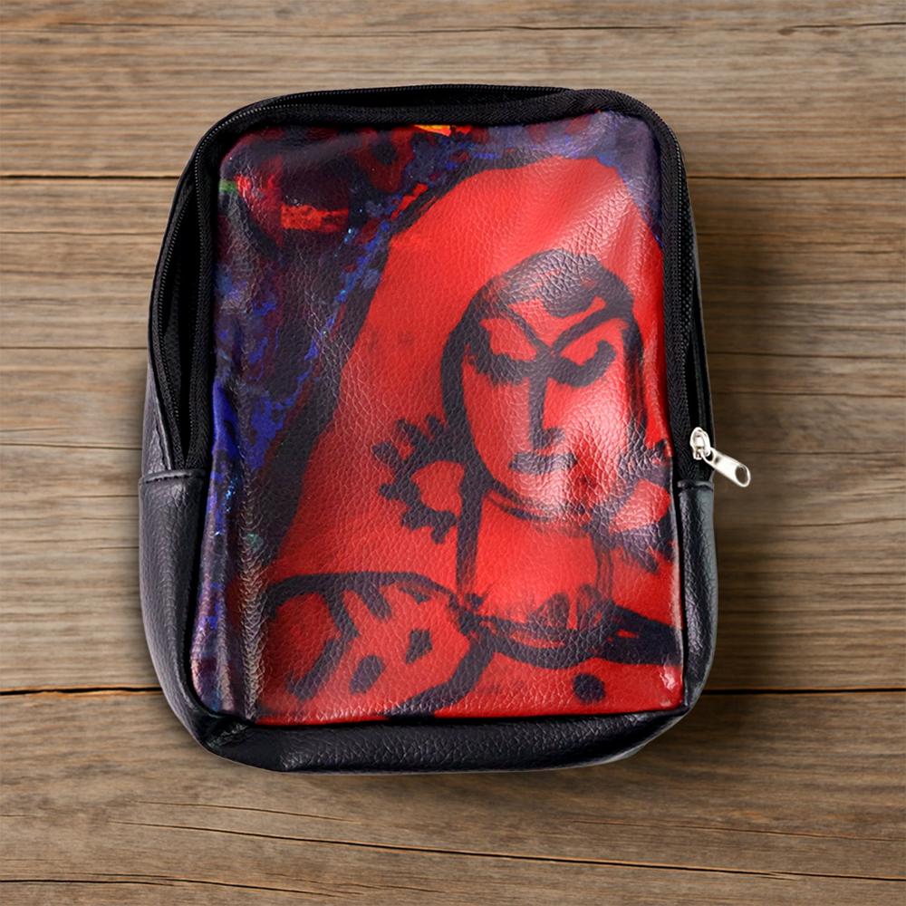 Handcrafted Multipurpose Zipper Pouch With Traditional Art Print (1 Pc) - Application: As Per Product Requirement
