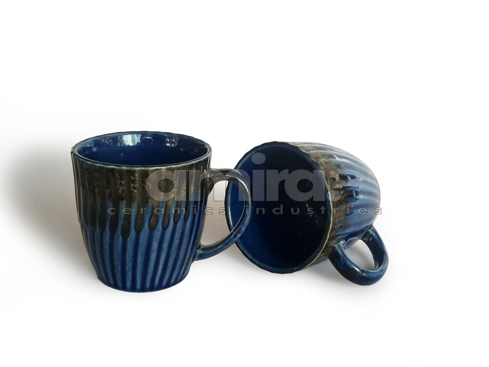 Blue Color Ceramic Designer Tea Cup