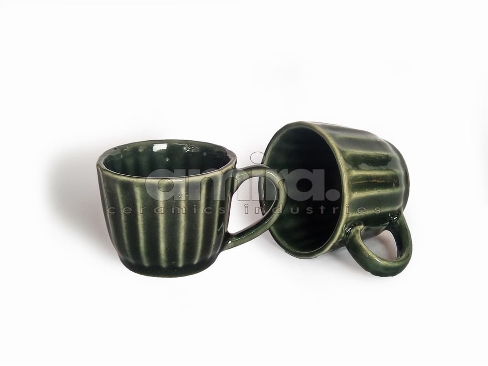 Yellow Color Ceramic Tea Cup