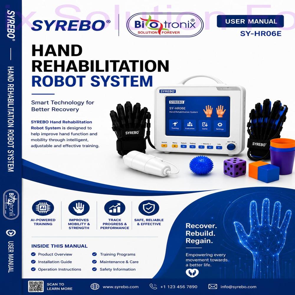 SYREBO C12 Robotic Glove for Stroke Rehabilitation