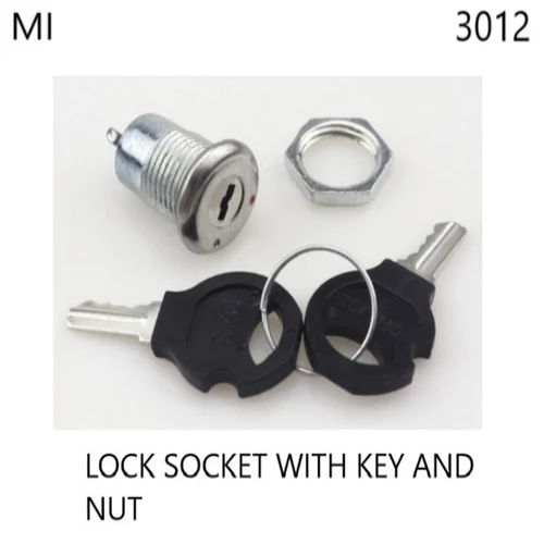Lock Socket with key and nut