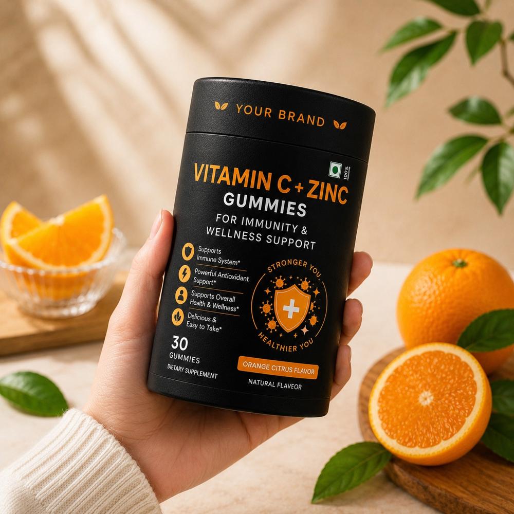Vitamin C + Zinc Gummies for Immunity & Wellness Support
