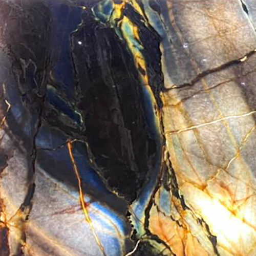 Vaingo Blue Exotic Quatzite Back Lite Marble