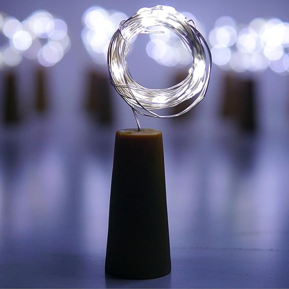 Bottle Cork String Light Multi LED / 2M Cable (White / 1 Pc)