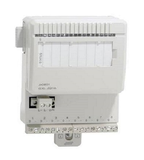 ABB AO801 Analog Output Module (3BSE020514R1) | 8 unipolar output channels (0/4 to 20 mA), 12-bit resolution, S800 I/O system, Output Safety Process (OSP) control, industrial process automation