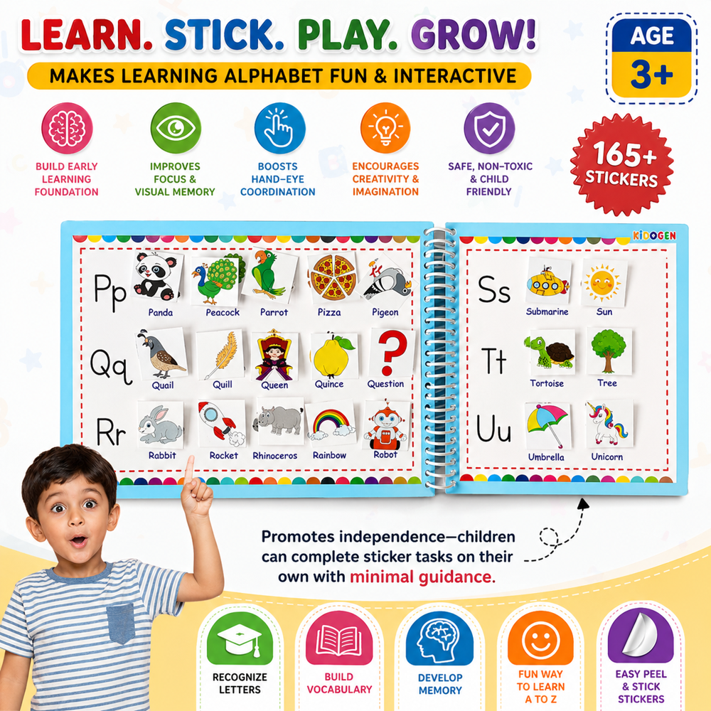 Alphabet Sticker - Audience: Children