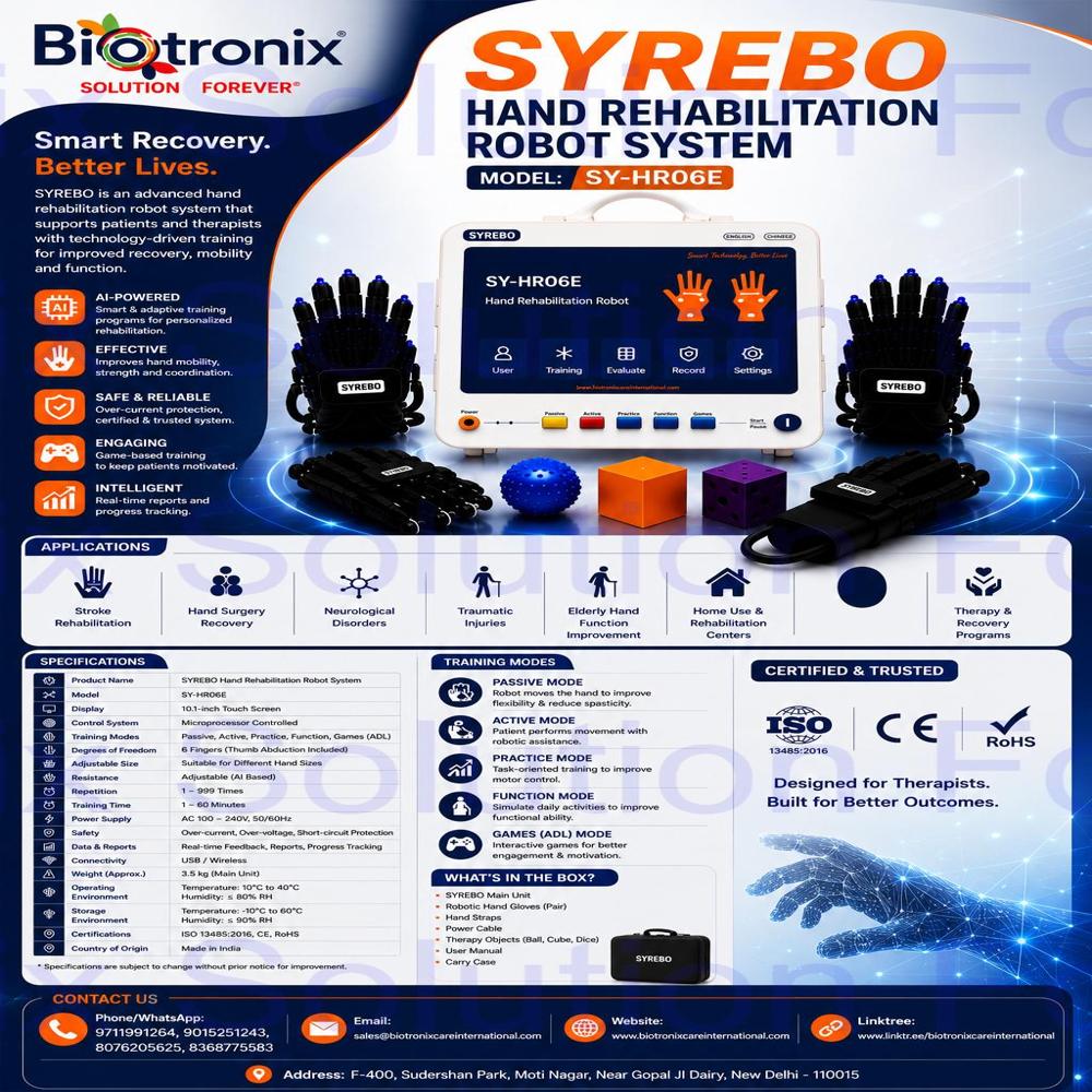 SYREBO C12 Robotic Hand Recovery System